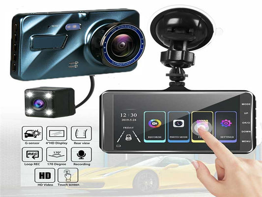 Caméscope de voiture WDR FHD 1080P Stream Media Mirror Dash Cam Night Version 128 Go