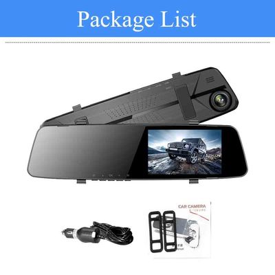 FHD 1080P Mini Parking Surveillance Rétroviseur Enregistreur De Voiture Double Lentille Caméra 5V