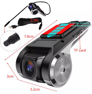 Caméscope de voiture FCWS LDWS FHD 1080P Véhicule Blackbox DVR Double objectif