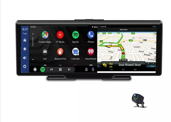 10&quot; AHD1080P Rearview Wifi Car Play Dashboard Media Player Navigation GPS