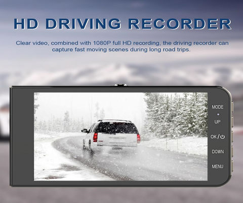 4 pouces double lentille IPS écran sans fil tableau de bord caméra sécurité Dash Cam caméscope enregistreur vidéo