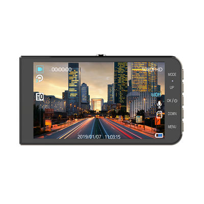 Caméra de tableau de bord double caméra Bluetooth automobile 4 &quot;DVR 32 Go + 128 Go