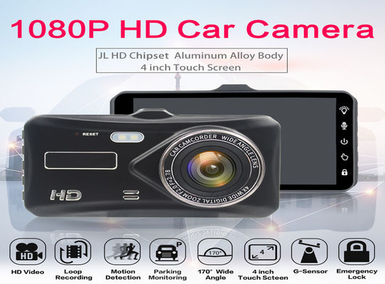 WDR Rearview Full HD DVR Caméra de tableau de bord Écran Blackbox IPS haute résolution