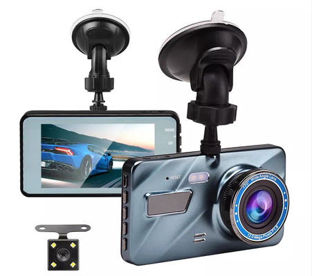 Véhicule WDR IPS Écran Tactile Vidéo Dash Cam Enregistreur Blackbox Double Lentille