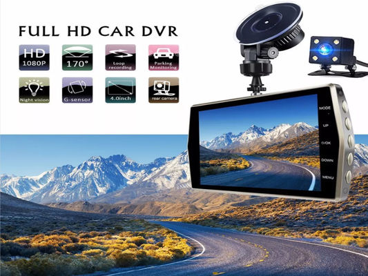 Caméra de tableau de bord Dashcam activée par le mouvement du véhicule de 128 Go avant et arrière Blackbox