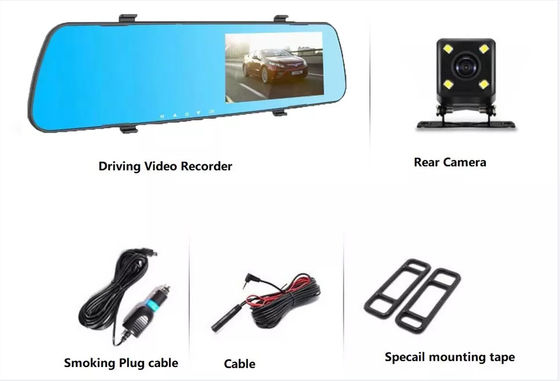 Enregistrement automatique de cycle d'enregistrement de caméra de tableau de bord monté par tableau de bord de la voiture 12MP DVR