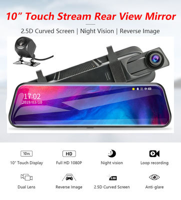 32 Go 10 pouces véhicule Blackbox DVR Dash Cam FHD 1080p Stream Media