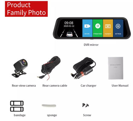 Portable Stream Media sans fil Carplay Android IPS écran tactile 10 pouces