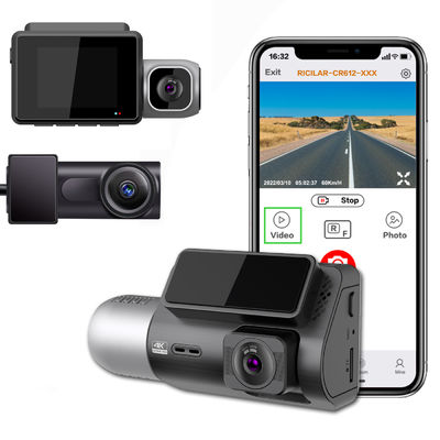 4K IPS Display Sony Vision Board Dash Cam avec cabine caméra 3 canaux