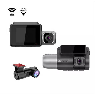 3 lentilles avant arrière GPS Android voiture DVR caméra Wifi miroir 128GB 4k ODM
