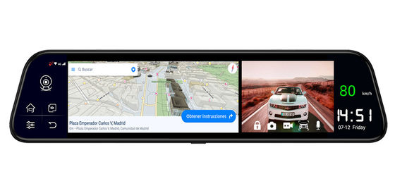 Caméras sans fil de tableau de bord de surveillance de l'écran tactile 4G de 12 pouces avant et arrière