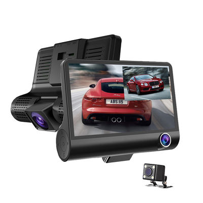 Caméscope FHD 1080p DVR de voiture d'appareil-photo d'écran d'IPS de 4 pouces avec 3 caméras de sécurité