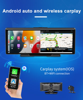 1440P 10,26 pouces Portable Touch Carplay Dashboard 2.5K Video Loop Recording