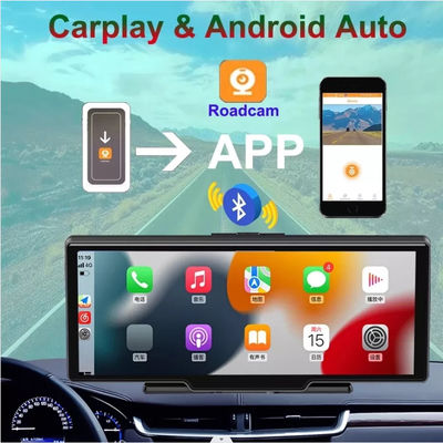Double objectif HD1080P Android Mp5 Carplay Lecteur DVD 10 pouces Écran tactile 2.5K