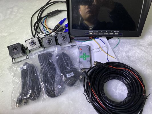 Le tableau de bord de camion de 10 pouces a monté le système de caméra des véhicules à moteur 9V-36V de caméra du tableau de bord 128G DVR