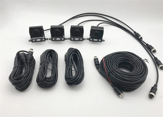 Camion de véhicule d'AHD 720P enregistreur DVR 4CH de caméra de tableau de bord d'écran de 9,66 pouces